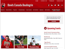 Tablet Screenshot of bowlscanada.com
